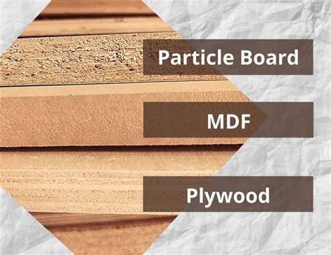 difference between particle board and chipboard